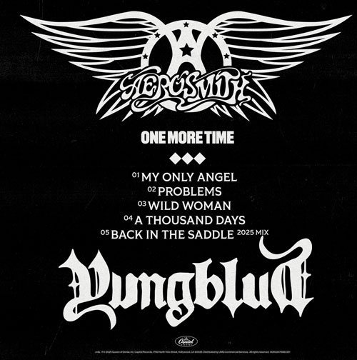 Aerosmith lanzará nuevo EP, “One More Time”, con colaboración de Yungblud