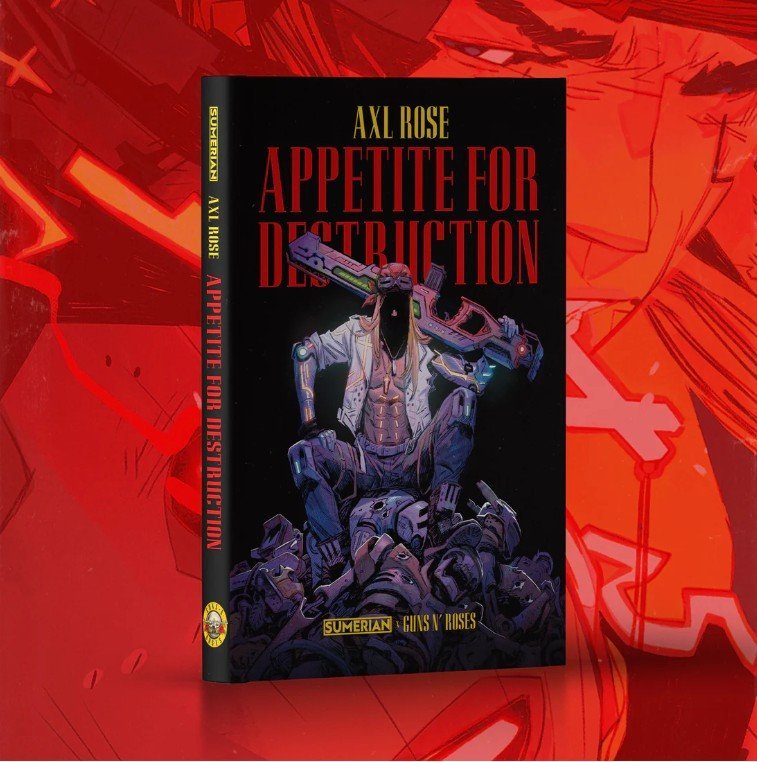 Axl Rose, de Estrella de Rock a Héroe de Cómic en su Nueva Novela Gráfica